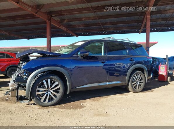 5N1DR3DJ5PC221867 2023 NISSAN PATHFINDER Blue სალონის 360-გრადუსიანი ხედი