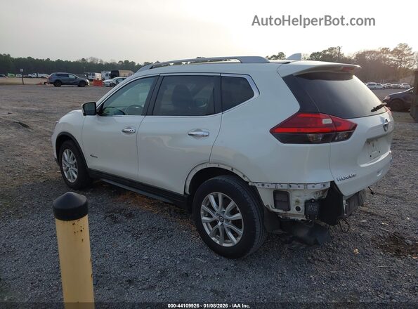 5N1ET2MV0HC787682 2017 NISSAN ROGUE HYBRID White Rear left