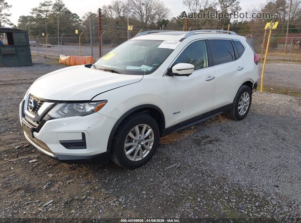 5N1ET2MV0HC787682 2017 NISSAN ROGUE HYBRID White Front left