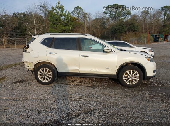 5N1ET2MV0HC787682 2017 NISSAN ROGUE HYBRID White Rear interior view
