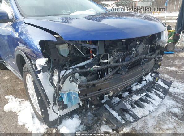 5N1ET2MV3KC715544 2019 NISSAN ROGUE HYBRID Blue წინა ხედი