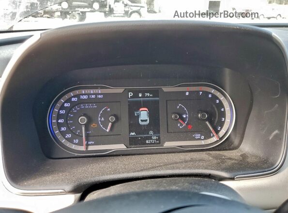 5NMJB3AE7NH137082 2022 HYUNDAI TUCSON Black Vista del cuadro de instrumentos