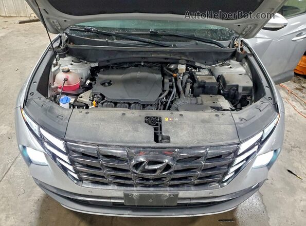 5NMJECAE0NH036408 2022 HYUNDAI TUCSON Silver Вид підкапотного простору