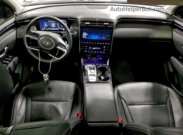 5NMJECAE0NH036408 2022 HYUNDAI TUCSON Silver Вид панелі приладів