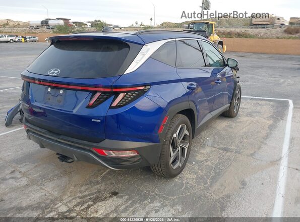 5NMJECAE7NH157260 2022 HYUNDAI TUCSON LIMITED AWD Blue Tył prawy