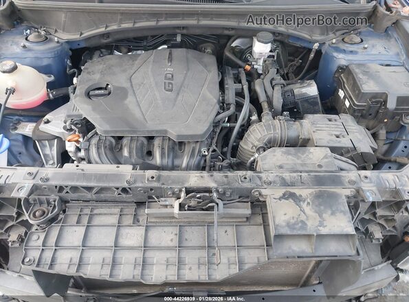 5NMJECAE7NH157260 2022 HYUNDAI TUCSON LIMITED AWD Blue Widok z tyłu