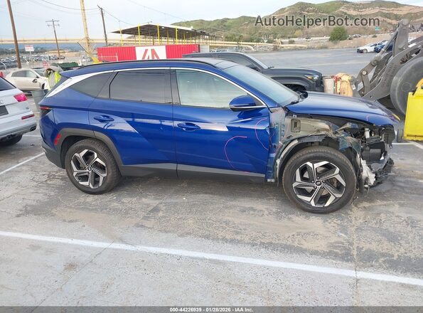 5NMJECAE7NH157260 2022 HYUNDAI TUCSON LIMITED AWD Blue Widok wnętrza 360 stopni