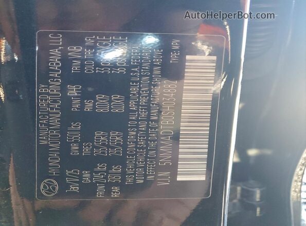 5NMMADTB0SH034882 2025 GENESIS GV70 Black 