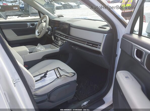 5NMP1DGL8RH028001 2024 HYUNDAI SANTA FE White Vista interior delantera
