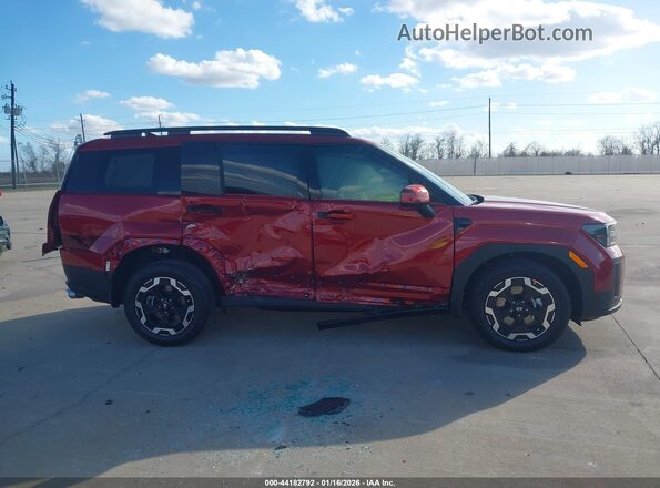 5NMP24GL2TH186466 2026 HYUNDAI SANTA FE Red Սարքավորումների վահանակի տեսք
