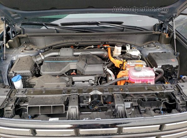 5NMP2DG15SH050202 2025 HYUNDAI SANTA Gray ძრავის განყოფილების ხედი
