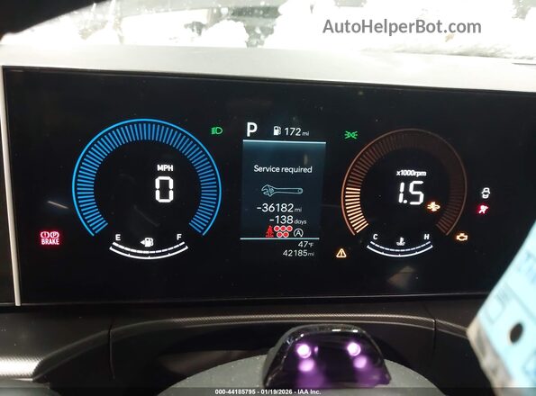 5NMP2DGL0RH056842 2024 HYUNDAI SANTA FE Gray Вид задніх сидінь
