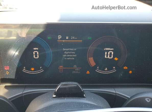 5NMP2DGL1SH115452 2025 HYUNDAI SANTA Black Instrument cluster view