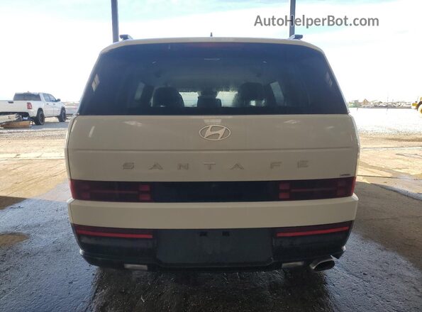 5NMP2DGL3SH132527 2025 HYUNDAI SANTA White უკანა ხედი