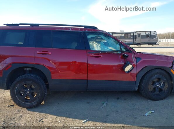 5NMP3DGL3RH028501 2024 HYUNDAI SANTA FE Maroon Սալոնի հետևի տեսք