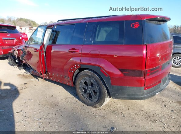 5NMP3DGL3RH028501 2024 HYUNDAI SANTA FE Maroon Հետևի ձախ