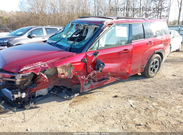 5NMP3DGL3RH028501 2024 HYUNDAI SANTA FE Maroon Առջևի ձախ երեք քառորդ տեսարան