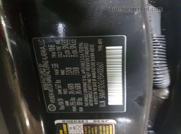 5NMP3DGL9SH100601 2025 HYUNDAI SANTA Black 