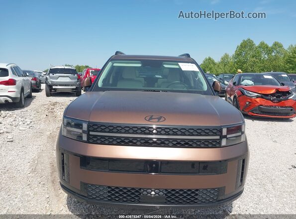5NMP54GL2RH061130 2024 HYUNDAI SANTA FE CALLIGRAPHY Brown Սարքավորումների վահանակի տեսք