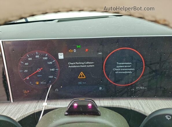 5NMP54GL7RH043450 2024 HYUNDAI SANTA FE CALLIGRAPHY Black Instrument cluster view