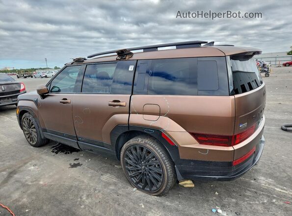 5NMP54GL7SH085817 2025 HYUNDAI SANTA FE CALLIGRAPHY Коричневый Задняя левая четверть