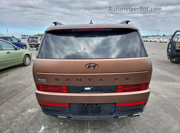 5NMP54GL7SH085817 2025 HYUNDAI SANTA FE CALLIGRAPHY Коричневый Вид сзади