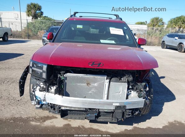 5NMP5DG10TH100867 2026 HYUNDAI SANTA FE HYBRID Красный Вид задней части салона