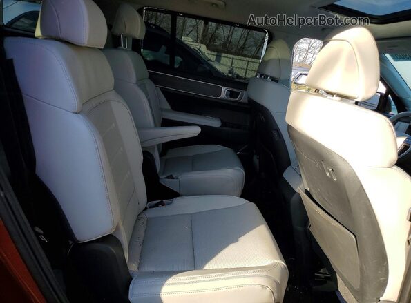 5NMP5DGL1RH051365 2024 HYUNDAI SANTA FE CALLIGRAPHY Orange Rear interior view