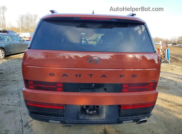 5NMP5DGL1RH051365 2024 HYUNDAI SANTA FE CALLIGRAPHY Orange Rear view