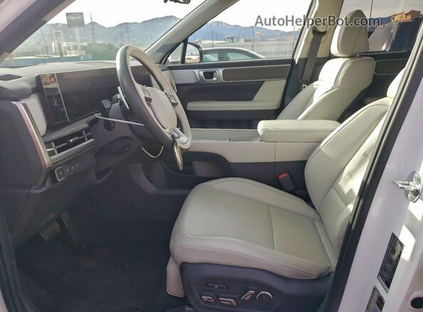 5NMP5DGL1RH063807 2024 HYUNDAI SANTA FE CALLIGRAPHY White Вид салону спереду
