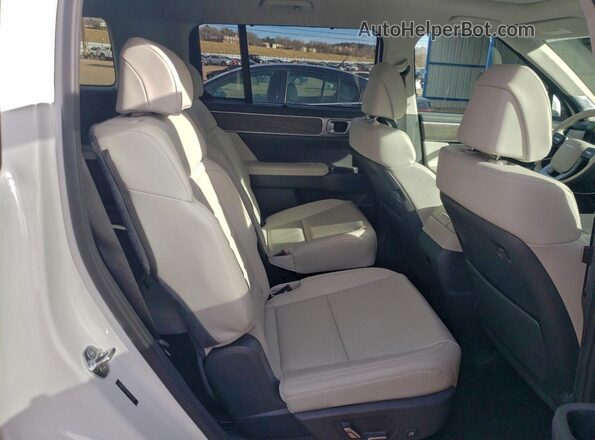 5NMP5DGL1RH063807 2024 HYUNDAI SANTA FE CALLIGRAPHY White Вид задньої частини салону