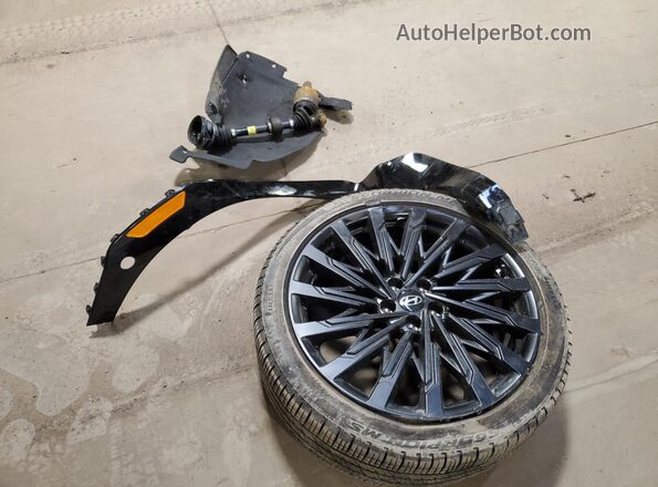 5NMP5DGL5SH140698 2025 HYUNDAI SANTA FE CALLIGRAPHY Черный Вид наклейки с VIN-кодом
