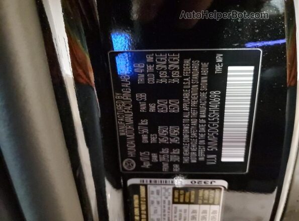 5NMP5DGL5SH140698 2025 HYUNDAI SANTA FE CALLIGRAPHY Черный Панорамный вид салона 360°