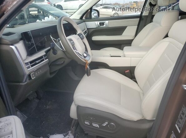 5NMP5DGL6RH030401 2024 HYUNDAI SANTA FE CALLIGRAPHY Brown Front interior view