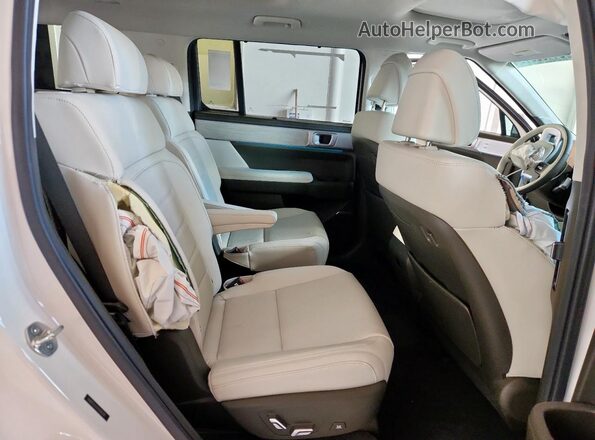 5NMP5DGL9SH080389 2024 HYUNDAI SANTA FE CALLIGRAPHY White უკანა სალონის ხედი