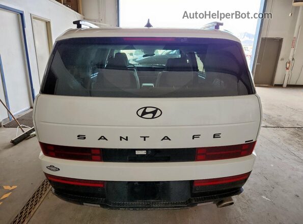 5NMP5DGL9SH080389 2024 HYUNDAI SANTA FE CALLIGRAPHY White უკანა ხედი