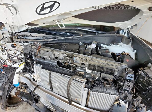 5NMP5DGL9SH080389 2024 HYUNDAI SANTA FE CALLIGRAPHY White ძრავის განყოფილების ხედი