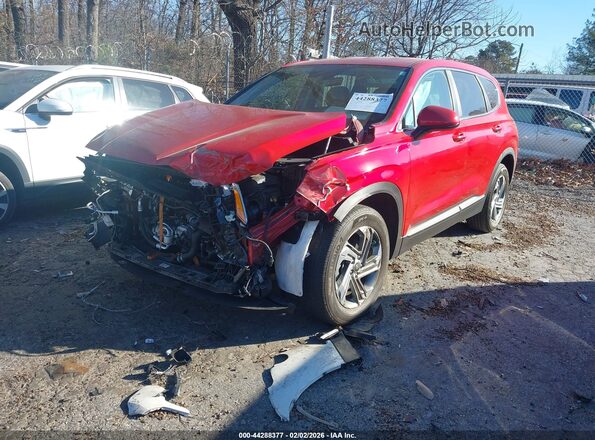 5NMS14AJ3NH402882 2022 HYUNDAI SANTA FE Red Передня ліва чверть