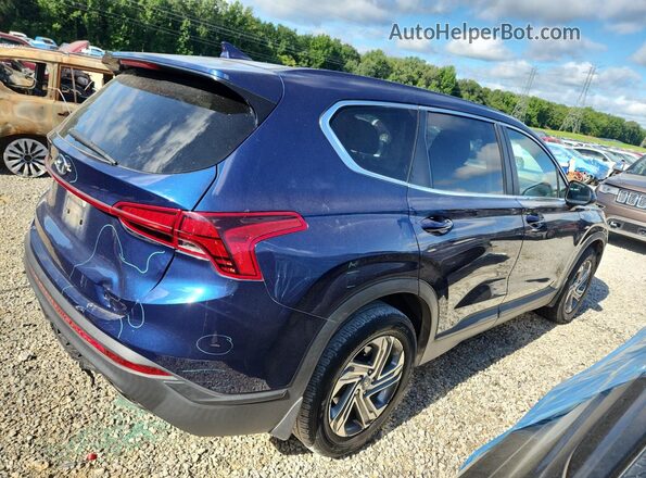 5NMS14AJ4MH360544 2021 HYUNDAI SANTA Blue Rear right