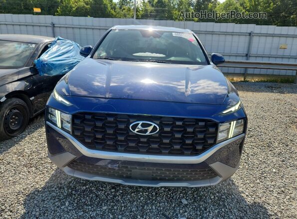 5NMS14AJ4MH360544 2021 HYUNDAI SANTA Blue Front view