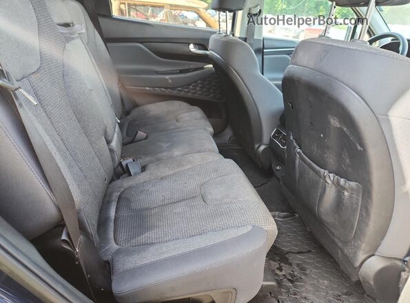 5NMS14AJ4MH360544 2021 HYUNDAI SANTA Blue Rear seats view
