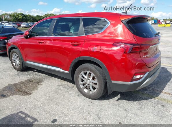 5NMS23AD3LH168015 2020 HYUNDAI SANTA FE Orange Հետևի ձախ