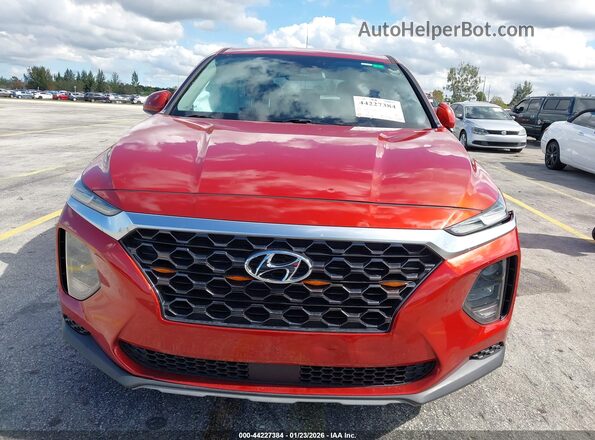 5NMS23AD3LH168015 2020 HYUNDAI SANTA FE Orange Սարքավորումների վահանակի տեսք