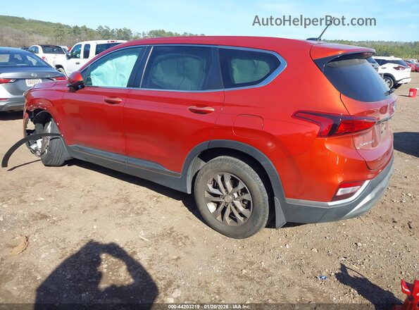 5NMS23AD9KH118833 2019 HYUNDAI SANTA FE Оранжевый Задняя левая четверть