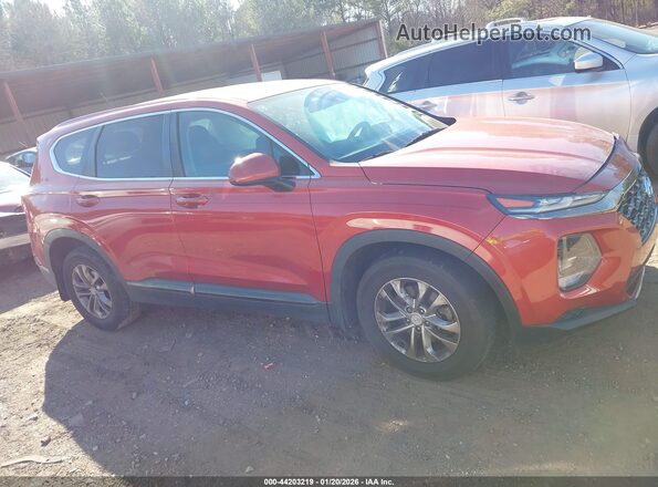5NMS23AD9KH118833 2019 HYUNDAI SANTA FE Оранжевый Вид задней части салона