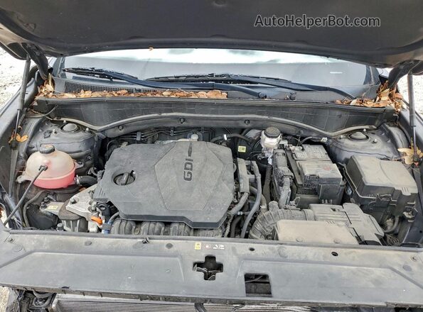 5NMS24AJ7MH332315 2021 HYUNDAI SANTA Серый Вид задней части салона