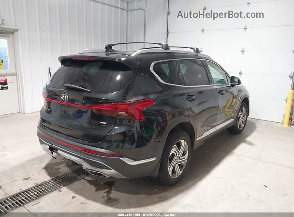 5NMS2DAJ1NH460101 2022 HYUNDAI SANTA FE Black Задня права чверть