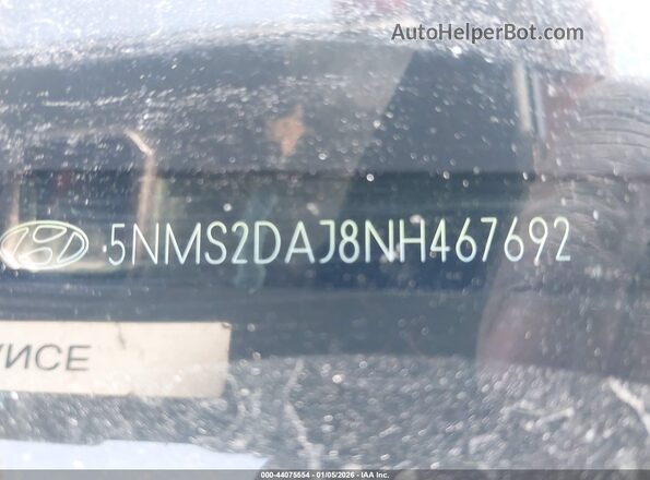 5NMS2DAJ8NH467692 2022 HYUNDAI SANTA FE Black ძრავის განყოფილების ხედი