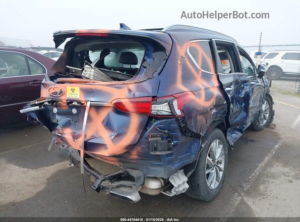 5NMS33AD0LH154196 2020 HYUNDAI SANTA FE Blue Trasero derecho