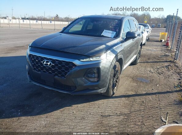 5NMS33AD2LH232817 2020 HYUNDAI SANTA FE Gray Передня ліва чверть